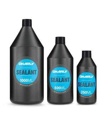 Gnarly tubeless tyre sealant is available in three sizes