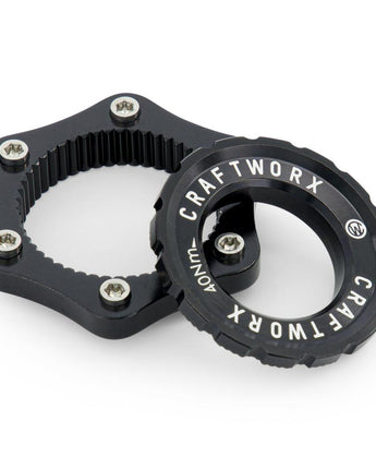 Craftworx ISO 6 Bolt to Centre Lock Adaptor and Lock Ring