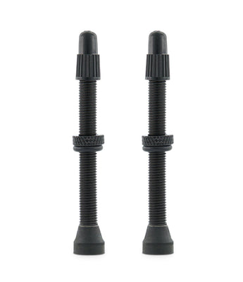 Craftworx Alloy Tubeless Valve Set 55mm Black