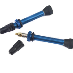 Craftworx 55mm Alloy Tubeless Valves Blue